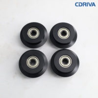 Rodillo tensor de brida, polea sincronizadora para impresora, rueda tensora, rueda sincronizada, rueda accionada por correa tipo H, accesorios de rodamientos de polea
