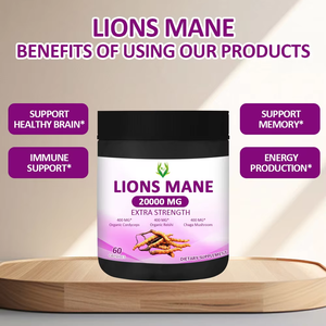 Cápsulas de Melena de León de Alta Calidad y Gran Venta, 20000MG, Extra Fuertes, Mejoran la Inmunidad y Promueven la Producción de Energía - Product Image 3