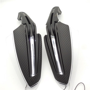 Lumières LED pour moto, déflecteurs de vent pour moto avec lumières LED pour motos tout-terrain, protection contre les chocs, protège-mains - Product Image 3