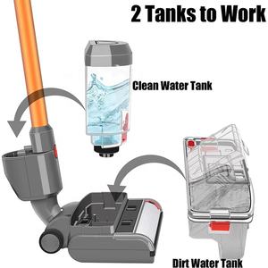 Brosses de nettoyage humides et sèches pour aspirateurs D-yson V15 V11 V10 <span class=keywords><strong>V8</strong></span> V7, équipées de réservoirs de nettoyage et d'eaux usées - Product Image 4