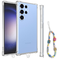 Pour Samsung S23/S23 Plus/S23 Ultra Mince TPU Téléphone Cas Transparent Anti-Drop Couverture Arrière Longe Quatre Coins Téléphone Protecteur