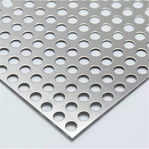 Tôle perforée, <span class=keywords><strong>plaque</strong></span> métallique perforée, treillis métallique, maille à trous ronds en acier inoxydable, <span class=keywords><strong>plaque</strong></span> tamis perforée - Product Image 4