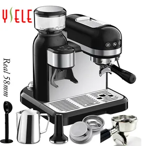 Luxe Tafel Huishoudapparatuur Winkel Gebruik Koffiemachine Espresso Maker Express Koffiemolen Machine Industriële Voor Winkels