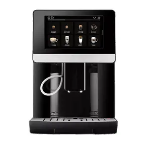 Touch screen intelligent coffee machine grinding one home automatic American Italian large screen office commercial