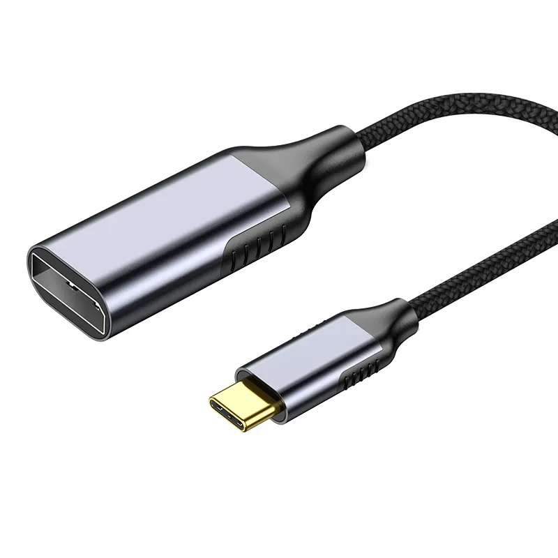 New Arrivals Type-c Male to DP Female Cable Monitors audio and video HD connection cable Support 4K@60Hz dp usb-c 1.4 Cable 0.2M