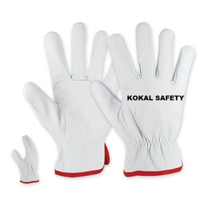 Guantes de Trabajo de Cuero Premium KOKAL SAFETY, Guantes de Seguridad Antideslizantes y Duraderos para Hombres, Uso Industrial y de Construcción - Product Image 4