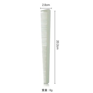 Commercio all'ingrosso #253 <span class=keywords><strong>pettine</strong></span> per <span class=keywords><strong>capelli</strong></span> pronto per la spedizione di plastica rosso rasato <span class=keywords><strong>pettine</strong></span> professionale leggero e affusolato per il taglio dei <span class=keywords><strong>capelli</strong></span> - Product Image 2