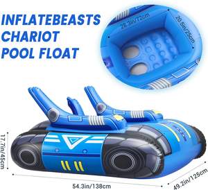 Flotador de Piscina para Adultos con Cañón de Agua, Juguete Inflable para Piscina, Lago o Mar, con Certificación BSCI y FCCA de Vietnam - Product Image 6