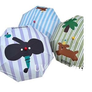 Haru-Parasol haut de gamme anti-UV pour femmes, parasol en polyester à double usage personnalisable avec impression de logo, entièrement automatique - Product Image 1