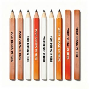 Wholesale Wood Working Promo Gift Marking <b>Tool</b> <b>Carpenter</b> Pencil Customize Logo Standard Red Basswood <b>Carpenter</b> Pencil - Product Image 1
