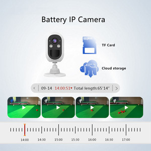 Caméra de sécurité Wifi à détection infrarouge, OEM 4MP PIR, batterie Rechargeable, caméra IP sans fil, système de vidéosurveillance domestique - Product Image 3
