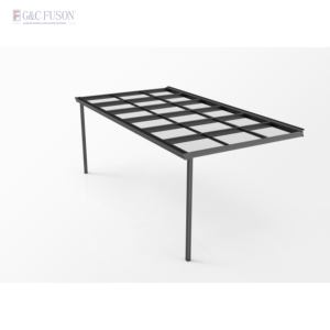 Fuson פושאן Diy בקלות התאסף שמש פרגולה ממונעים תריסי גג גן חדר ביתן טרומי חדר שמש ערכות - Product Image 3