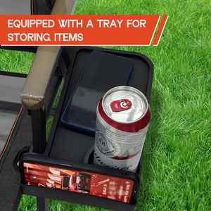 Chaise pliante de voyage légère pour l'extérieur, en tissu respirant, pour la plage, le jardin et la pêche, idéale pour le camping - Product Image 6