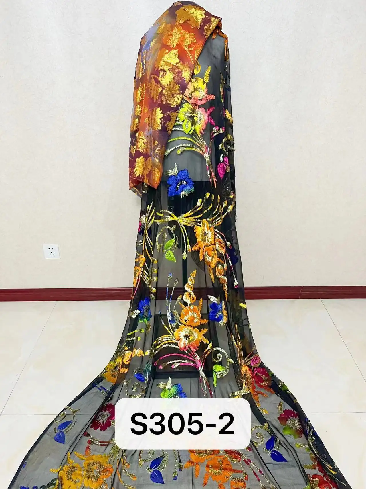 ソマリディラックセットシルクベルベット3.5メートル2メートルガバサーシルクレディースドレス