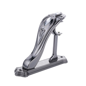 Supporto per asta per tenda doppia singola color bronzo antico buoni prezzi supporto per aste per <span class=keywords><strong>tende</strong></span> da parete decorative in alluminio - Product Image 3