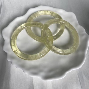 Di alta qualità naturale citrino quarzo limone braccialetti <span class=keywords><strong>cristalli</strong></span> pietre curative pietre Semi preziose gioielli - Product Image 4