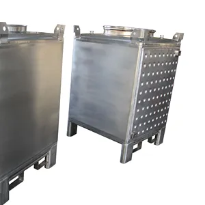 350gal Thùng Tote Ibc Thép Không Gỉ 1500l 2000l 550gal Nhà Máy Vật Liệu Sus304 Sus316l