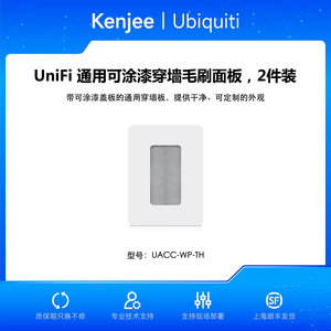 Ubiquiti UACC-WP-TH Universal Paintable Wall <b>Plate</b> with <b>Brush</b> Passthrough, 2-Pack Ubiquiti UACC-WP-TH W1201 - Product Image 3