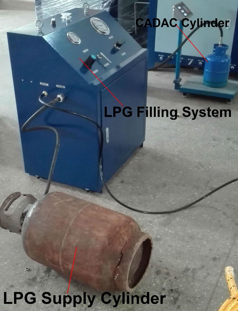 lpg gas cylinder filling scale