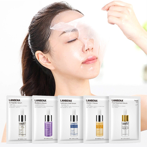 LANBENA nueva Máscara de belleza facial hoja hidratante anti envejecimiento cara máscara envío gratuito - Product Image 1