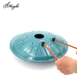 Tambor de lengua de acero de 14 pulgadas con 14 notas en forma de loto Major C Tone Ultra Wide Range Worry-Free Calm <span class=keywords><strong>Hand</strong></span> <span class=keywords><strong>Pan</strong></span> - Product Image 4