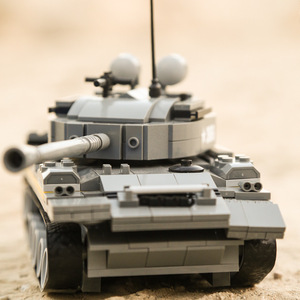 Wangge 3660 <strong>Tank</strong> Model Boys' Toy ABS Plastic DIY Small Particle Assembly Building <strong>Blocks</strong> - Product Image 5
