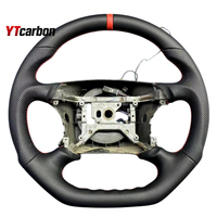 Volant en cuir suédé italien personnalisé de style course, accessoires intérieurs de voiture, pièces automobiles pour Mustang GT 94-04, YTcarbon