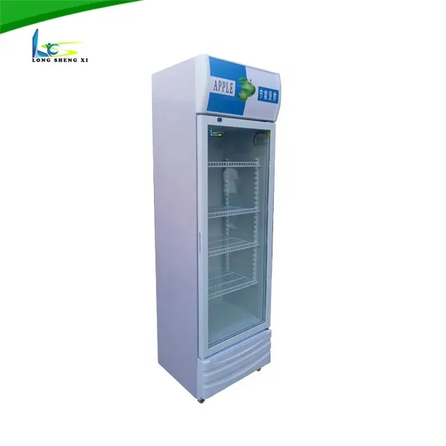 1 Pintu Kulkas Minuman Dingin Pintu Tunggal Harga Freezer Tegak Vertikal Pendingin