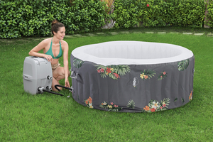 2024 Bestway Aruba Signature AirJet 60061 Design moderne <span class=keywords><strong>Baignoire</strong></span> de massage gonflable extérieure Bain à remous Spa Bain à remous - Product Image 5