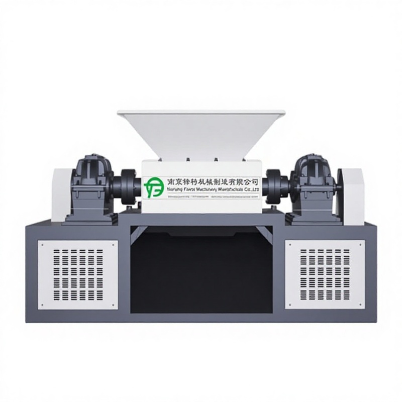Double Shaft Biomass Shredder Machine for