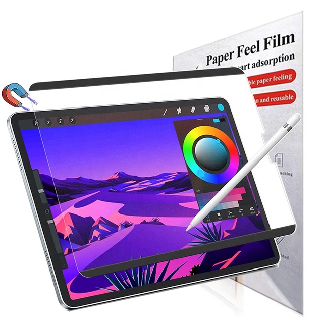 Like Paper Screen Protector for iPad Pro 12.9 5th/4th/3rd Gen 2021/2020/2018 Matte Scratch Resistant/Reusable