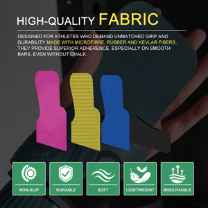 Nouvelles protections <span class=keywords><strong>de</strong></span> paume en caoutchouc et Kevlar adhésives pour barres, durables, pour Crossfit, fitness et gym - Product Image 2