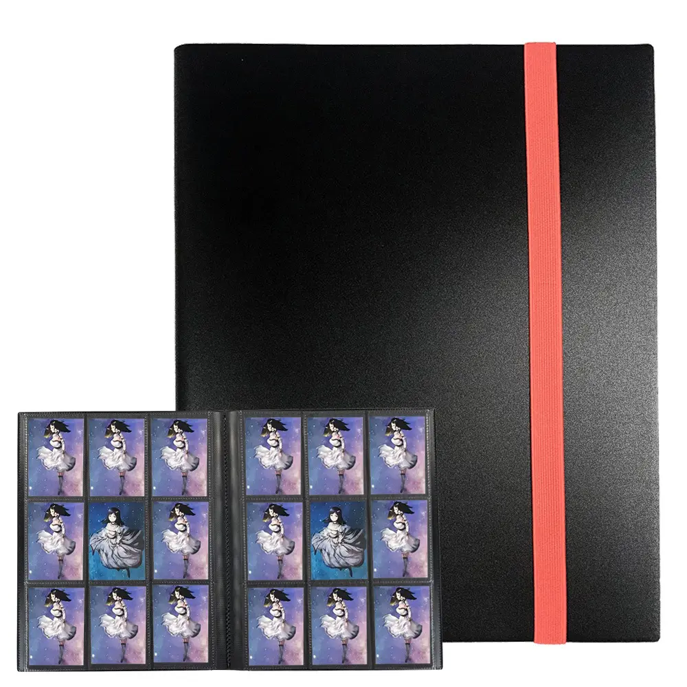 Libro de colección de bolsillo con carga lateral, carpeta de tarjetas deportivas de fútbol, carpeta de tarjetas coleccionables, Tcg Premium