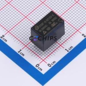 JY23F-S-DC12V-C Signal Relay Through hole,20.3x16.6mm Relay 12V 1 Changeover: 1C (SPDT-Changeover)::: 6 3A-250VAC/3A-30VDC - Product Image 1