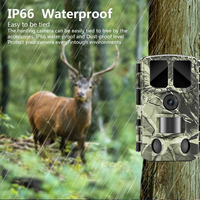 Caméra de chasse Wi-Fi, piège photo 48MP 4K, vision nocturne, caméra de surveillance de la faune en extérieur avec flash IR, étanche jusqu'à 30m
