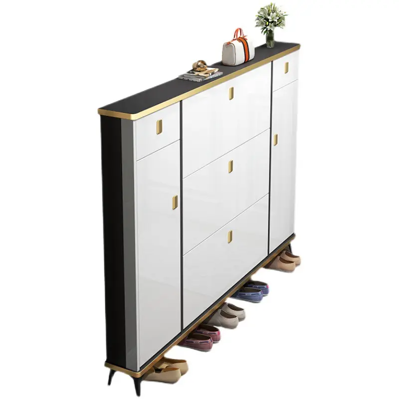 Light luxury tipping shoe cabinet home door large-capacity porch cabinet simple modern dust-proof storage shoe rack