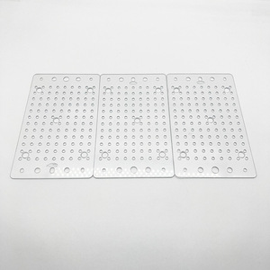 Pc <b>Plastic</b> <b>Sheet</b> With Holes For Machine Parts Precision Cutting Custom Size - Product Image 4