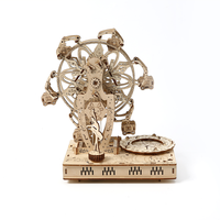 Vente en gros de modèles de puzzle 3D en bois, modèle de grande roue, puzzles 3D en bois à faire soi-même pour adultes, artisanat fait main, décoration, cadeau