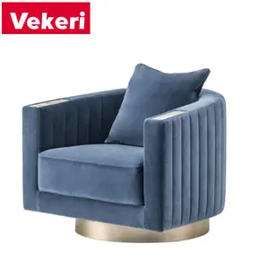 Dit Is Een Elegante Blauw Fluwelen Super Comfortabele Eetkamerstoel Dat Combineert Moderne En Traditionele