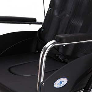 Fauteuil roulant manuel Kaiyang en alliage d'aluminium léger, pliable, dossier haut inclinable, avec fonction toilette pour personnes âgées et handicapées - Product Image 4
