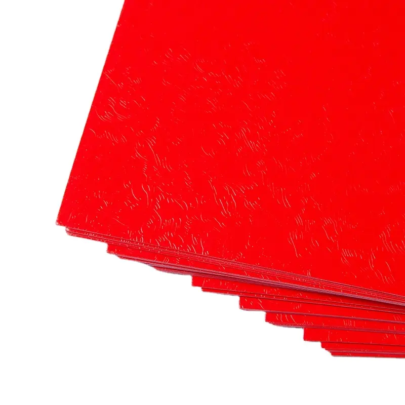 (Rojo) rebaño polvo de papel