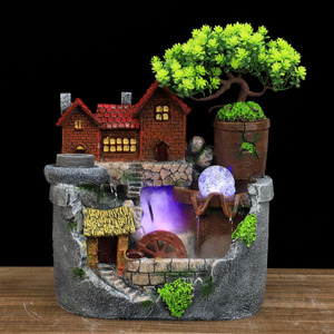 Fish Tank paysage jardin bûches faire vieille maison rocaille eau ameublement décoration de la maison cadeaux - Product Image 2
