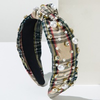 Nouveau serre-tête tendance en perles et strass pour femmes, accessoires capillaires en gros