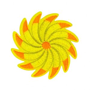 Parches Termoadhesivos de Girasol y Molino de Viento Coloridos de 5.3cm para Prendas, Venta Directa de Fábrica, Bajo MOQ, Parches de Gatos - Product Image 4