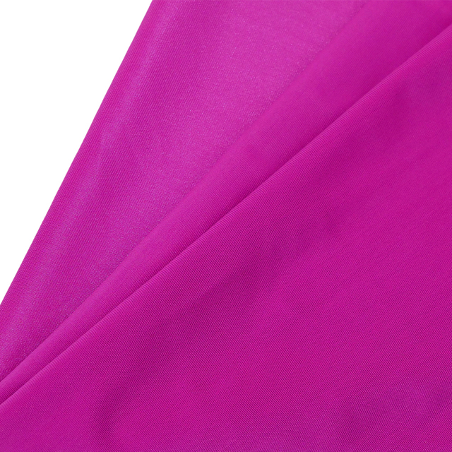 Wholesale High Quality Stretch Polyester Elastane Fabric for Sportswear Swimwear & Lingerie Warp Knit Plain Fabric