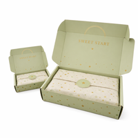 Cajas de Embalaje para Ropa Personalizadas con Laminado Mate, Forro de Esponja, Logotipo Personalizado Impreso, Cajas de Envío para Prendas