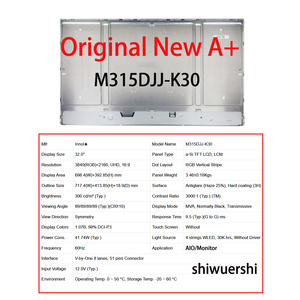 Écran LCD Original Neuf A+ 32 pouces en Gros M315DJJ Q10 Q01 K31 K30 R315DJJ K30 K31 M315HVR01.0 M315HVR01.1 M315QVR02.0 EZ315KKM A4Z - Product Image 2