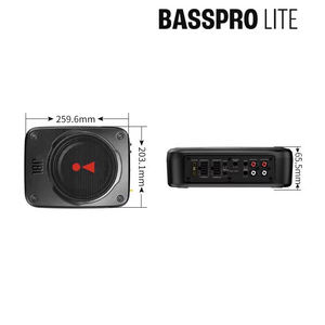 Haut-parleur audio de voiture 160W 12V DC, subwoofer <span class=keywords><strong>actif</strong></span>, simple, en papier et aluminium, pour JBI BassPro Lite 7 pouces ultra-fin - Product Image 5