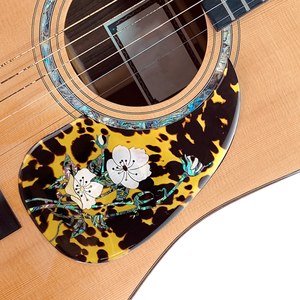 גבוהה-כיתה עממי גיטרה Pickguard פיק משמר עם דקורטיבי פרח דפוס עבור 40 אינץ <span class=keywords><strong>41</strong></span> אינץ אקוסטית גיטרות - Product Image 2