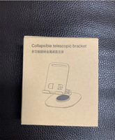 Support de téléphone portable et tablette pliable en alliage d'aluminium flexible avec rotation à 360 degrés, hauteur réglable, support de bureau